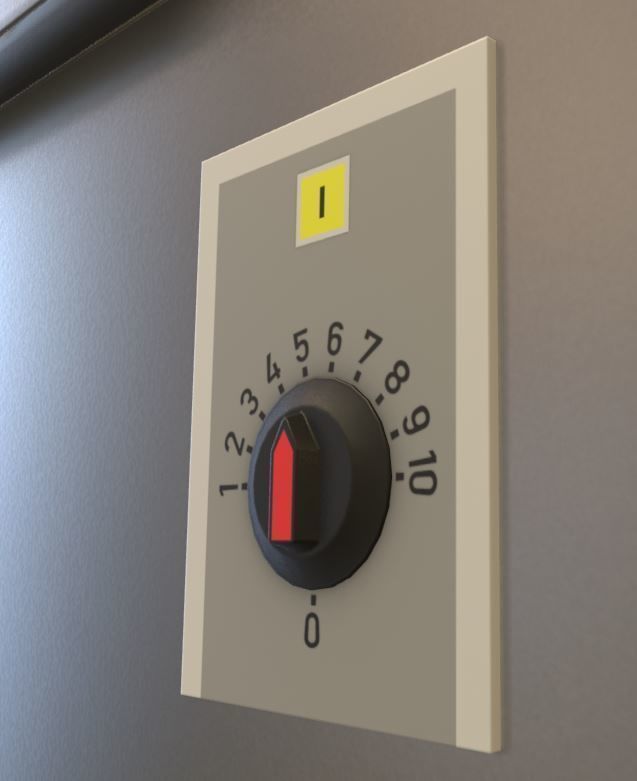 Small Kitchen Modules Low-poly 3D model_10