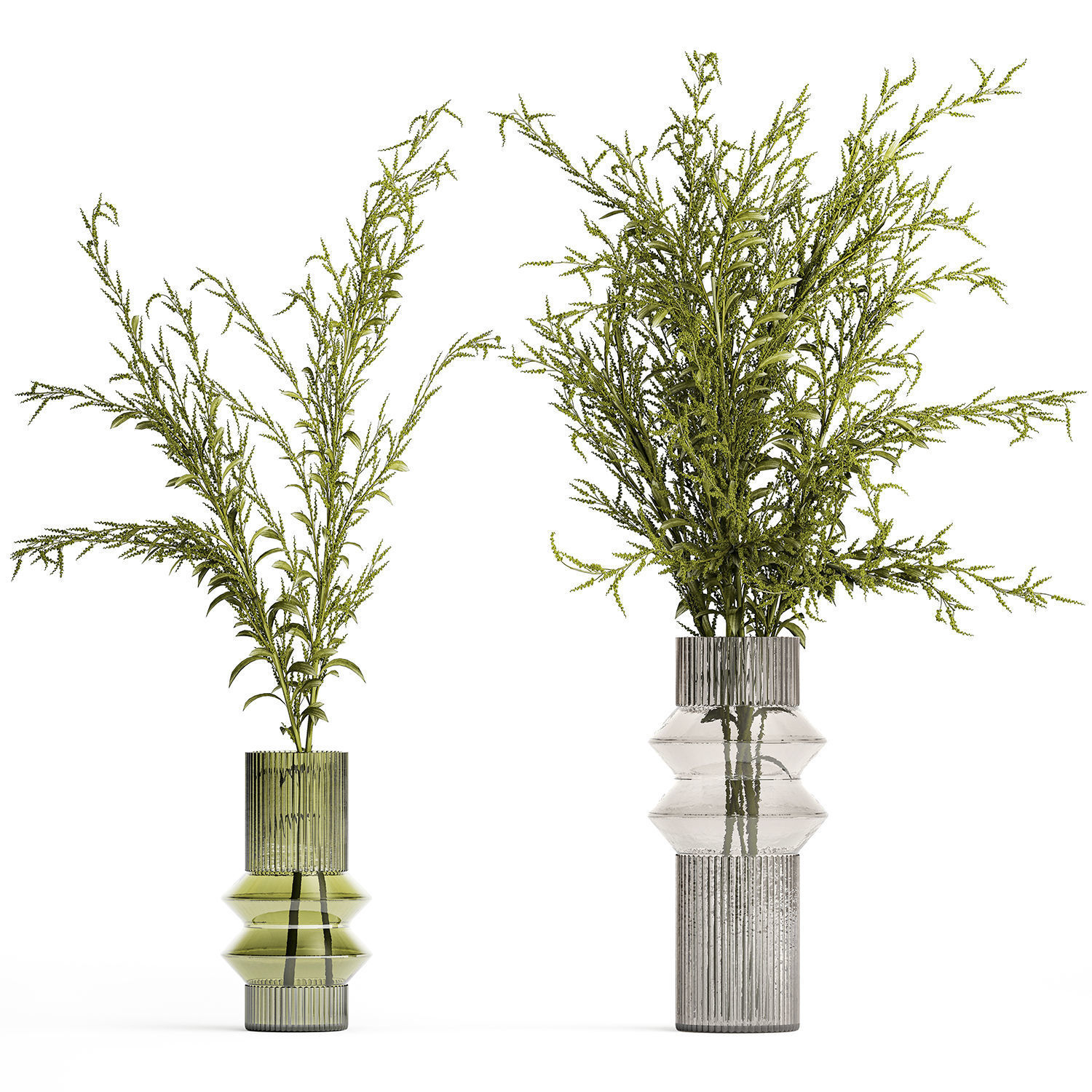 Set of bouquets Hydrangea Gerbera Chamomile 425 3D model_7