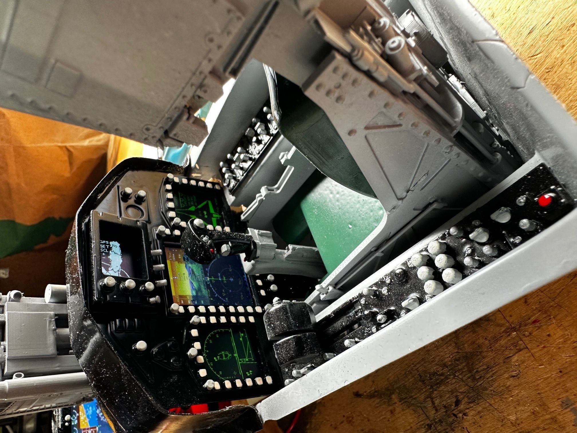 F18 Cockpit Upgrade Jetlegend F-18F Super Hornet  3D print model_25