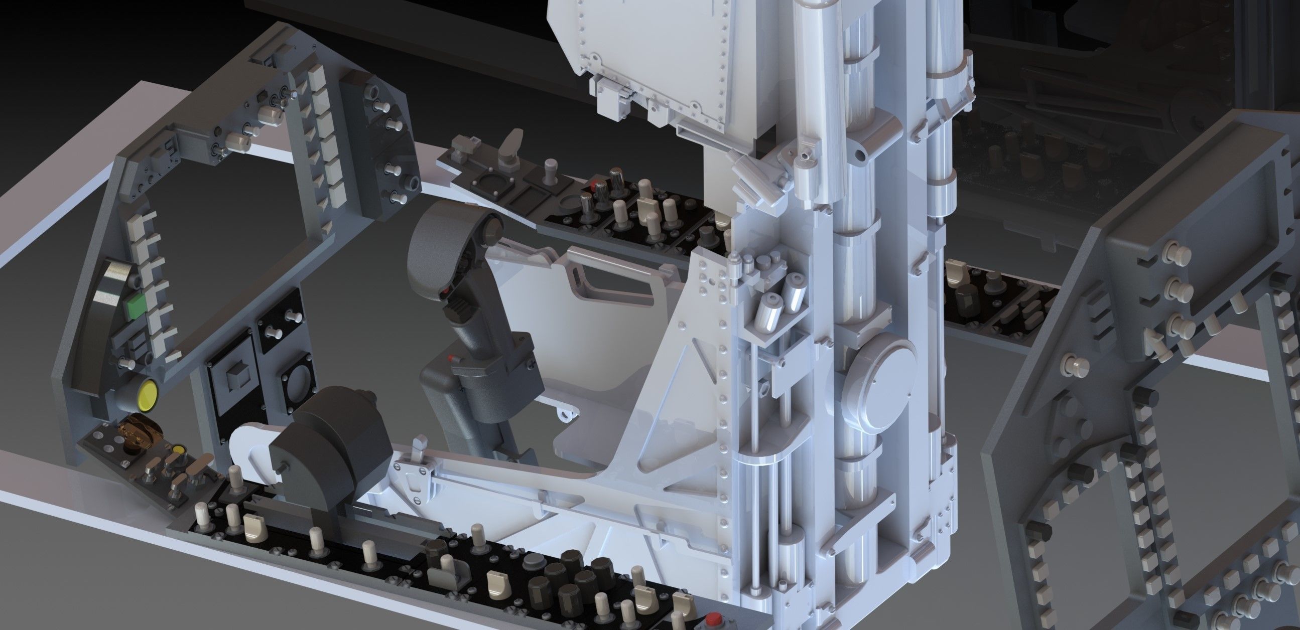 F18 Cockpit Upgrade Jetlegend F-18F Super Hornet  3D print model_4