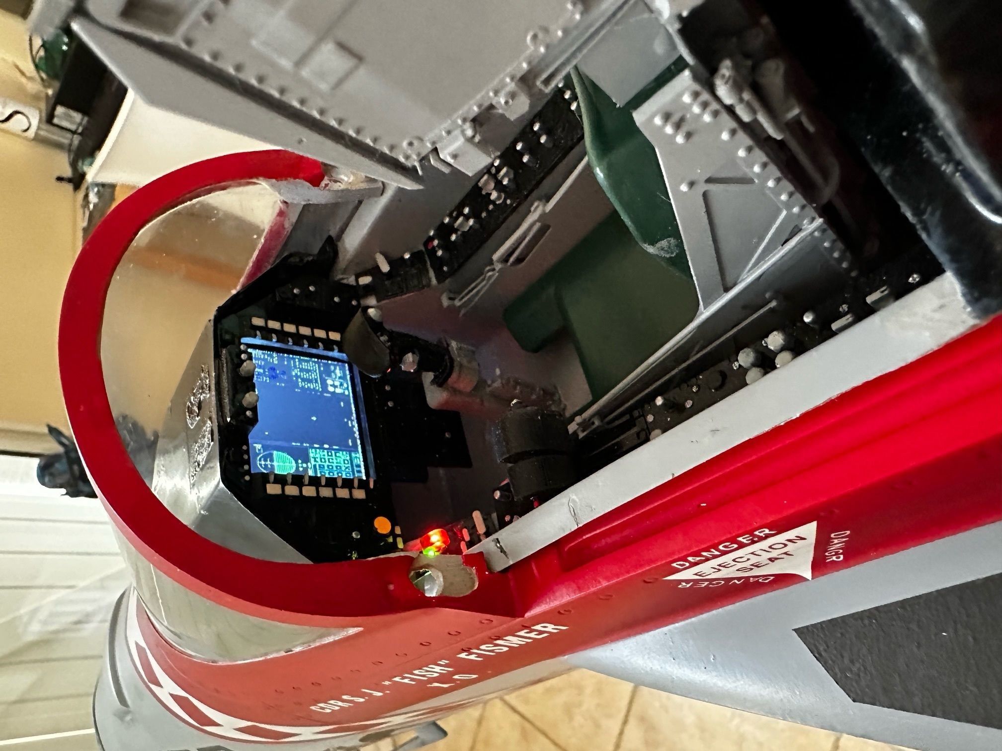 F18 Cockpit Upgrade Jetlegend F-18F Super Hornet  3D print model_1