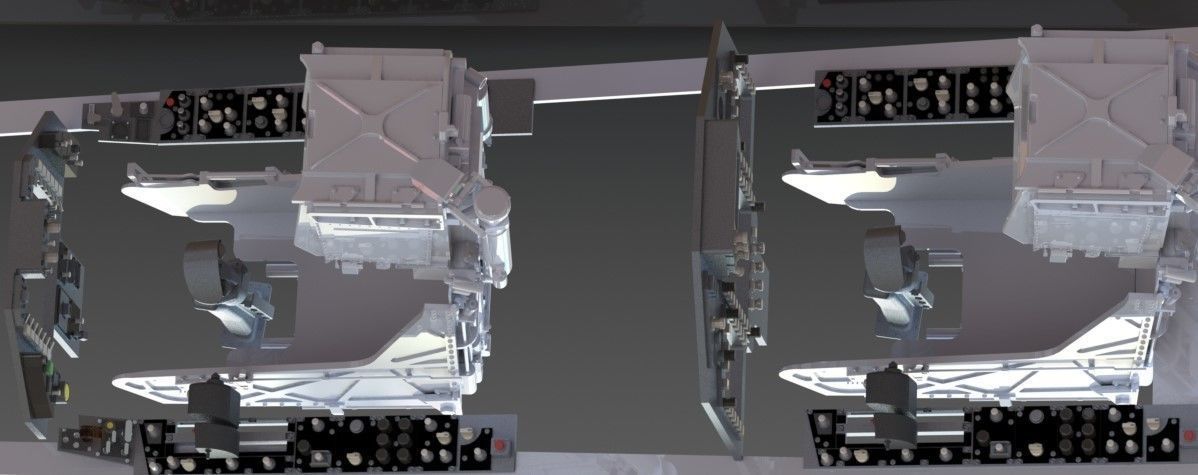 F18 Cockpit Upgrade Jetlegend F-18F Super Hornet  3D print model_12
