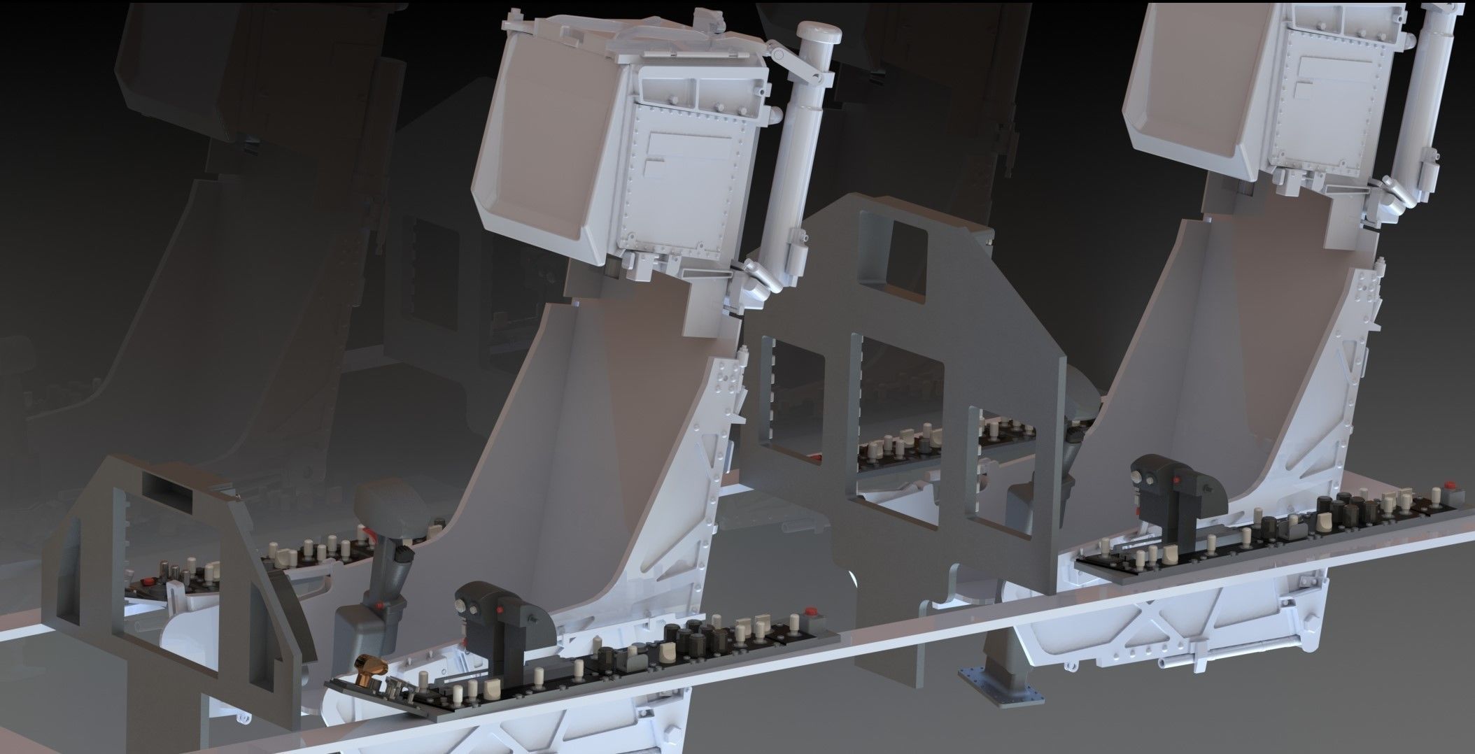 F18 Cockpit Upgrade Jetlegend F-18F Super Hornet  3D print model_9