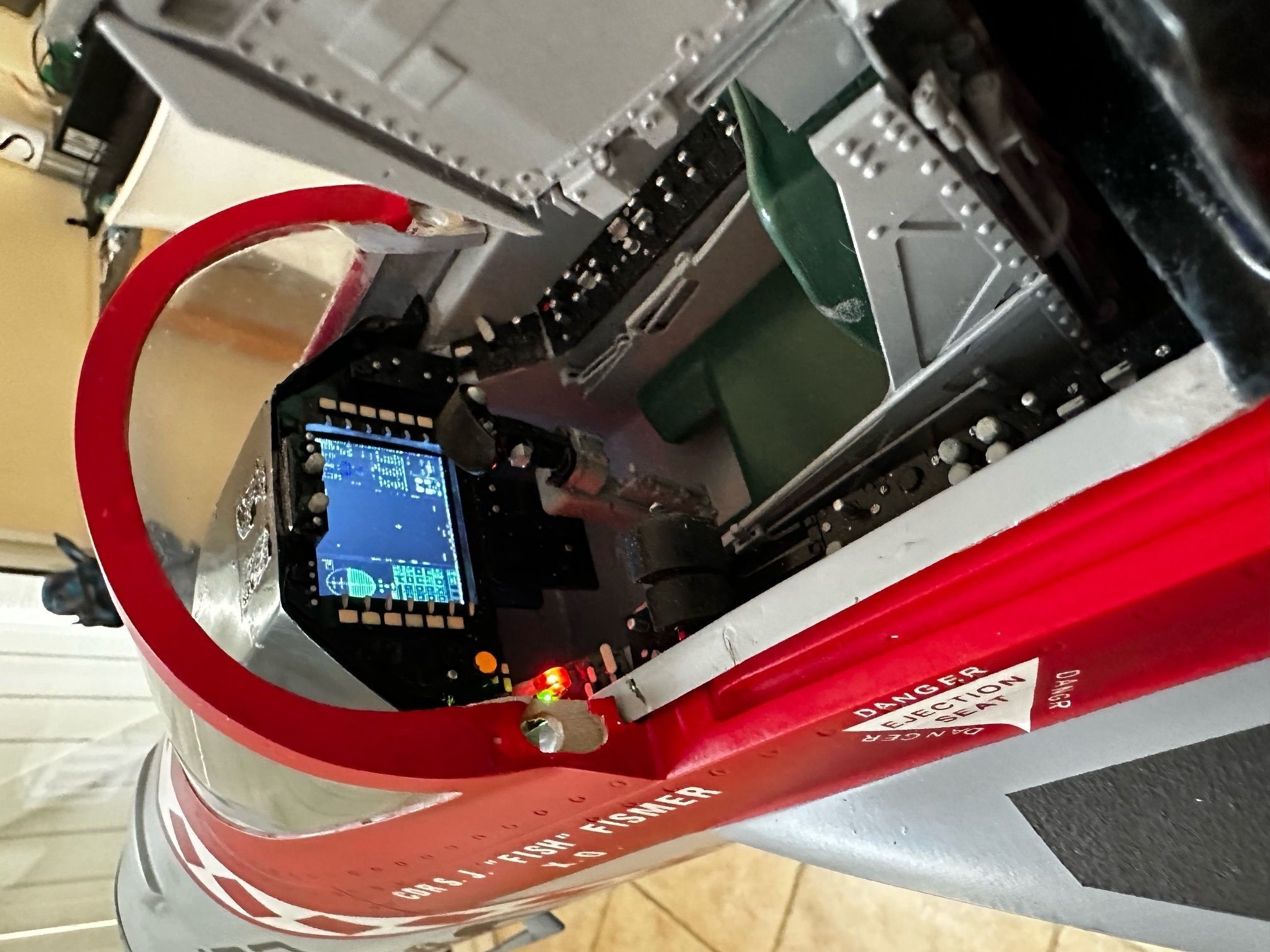 F18 Cockpit Upgrade Jetlegend F-18F Super Hornet  3D print model_31