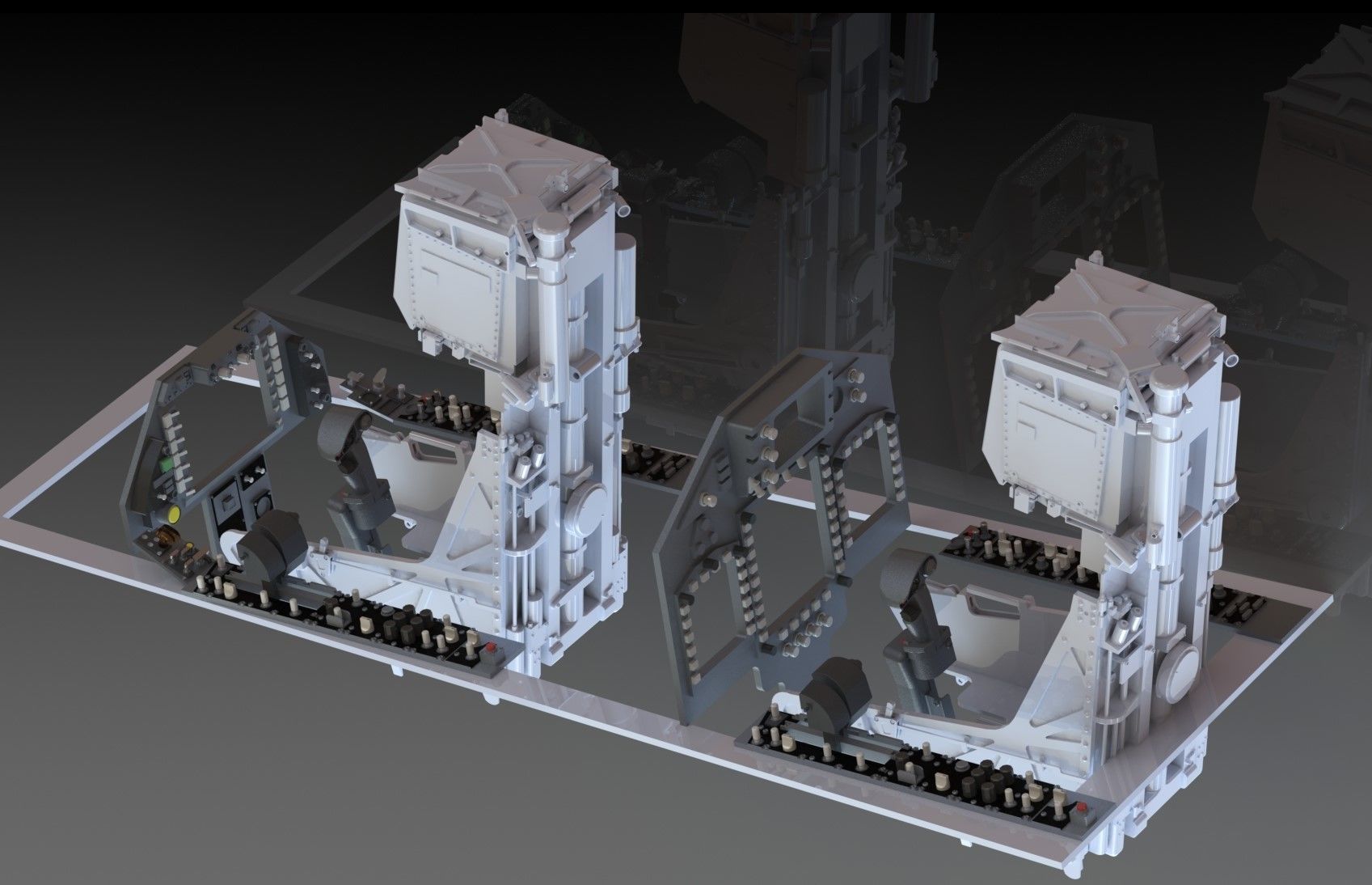 F18 Cockpit Upgrade Jetlegend F-18F Super Hornet  3D print model_2