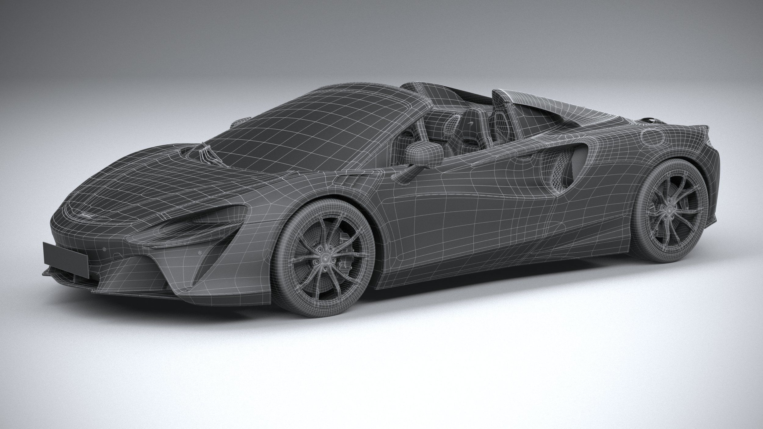 McLaren Artura Spider 2025 3D model_31