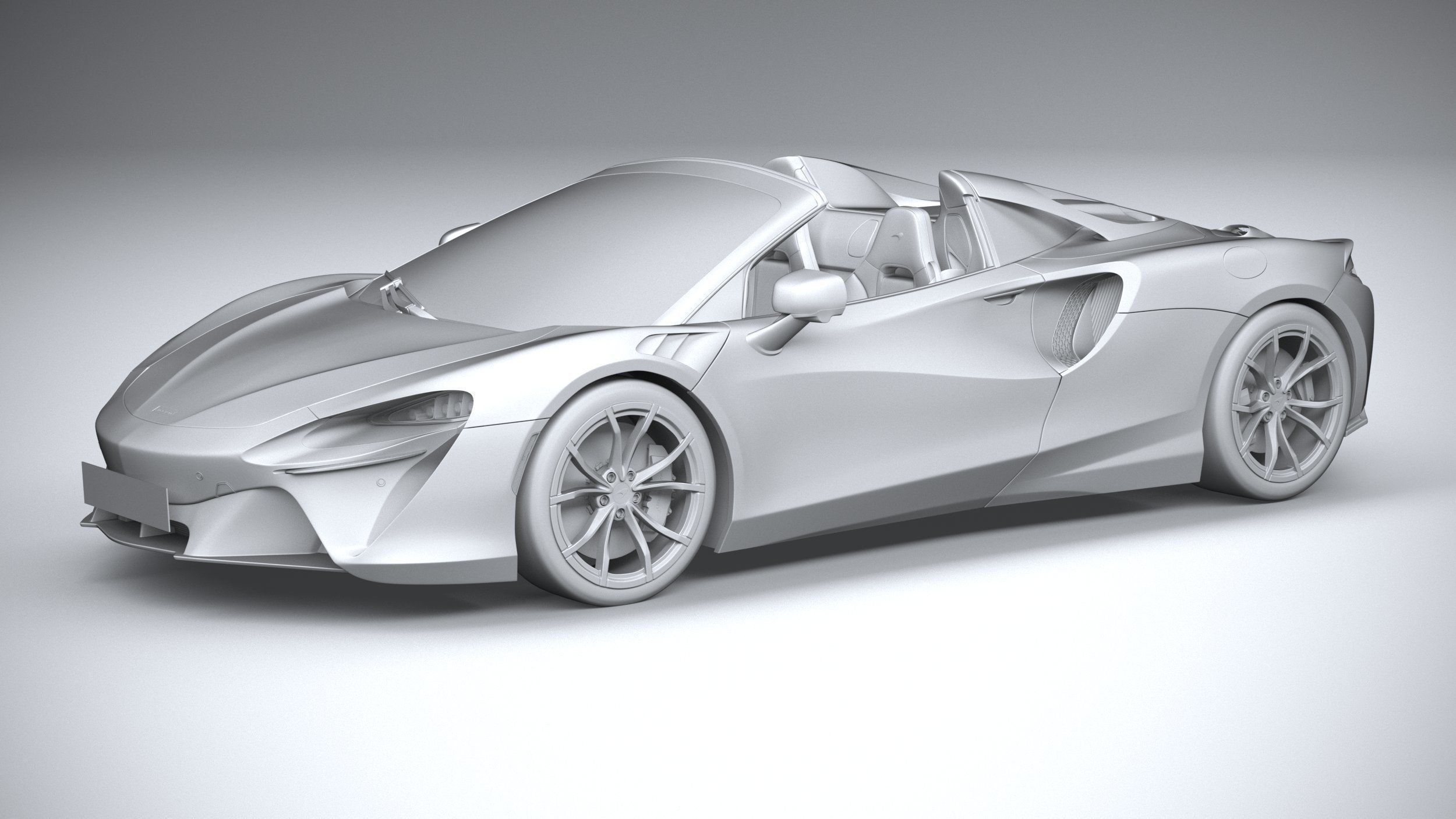 McLaren Artura Spider 2025 3D model_19
