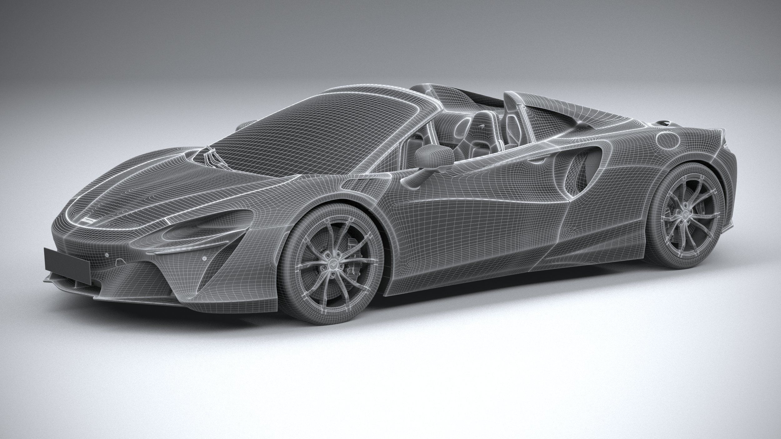 McLaren Artura Spider 2025 3D model_29