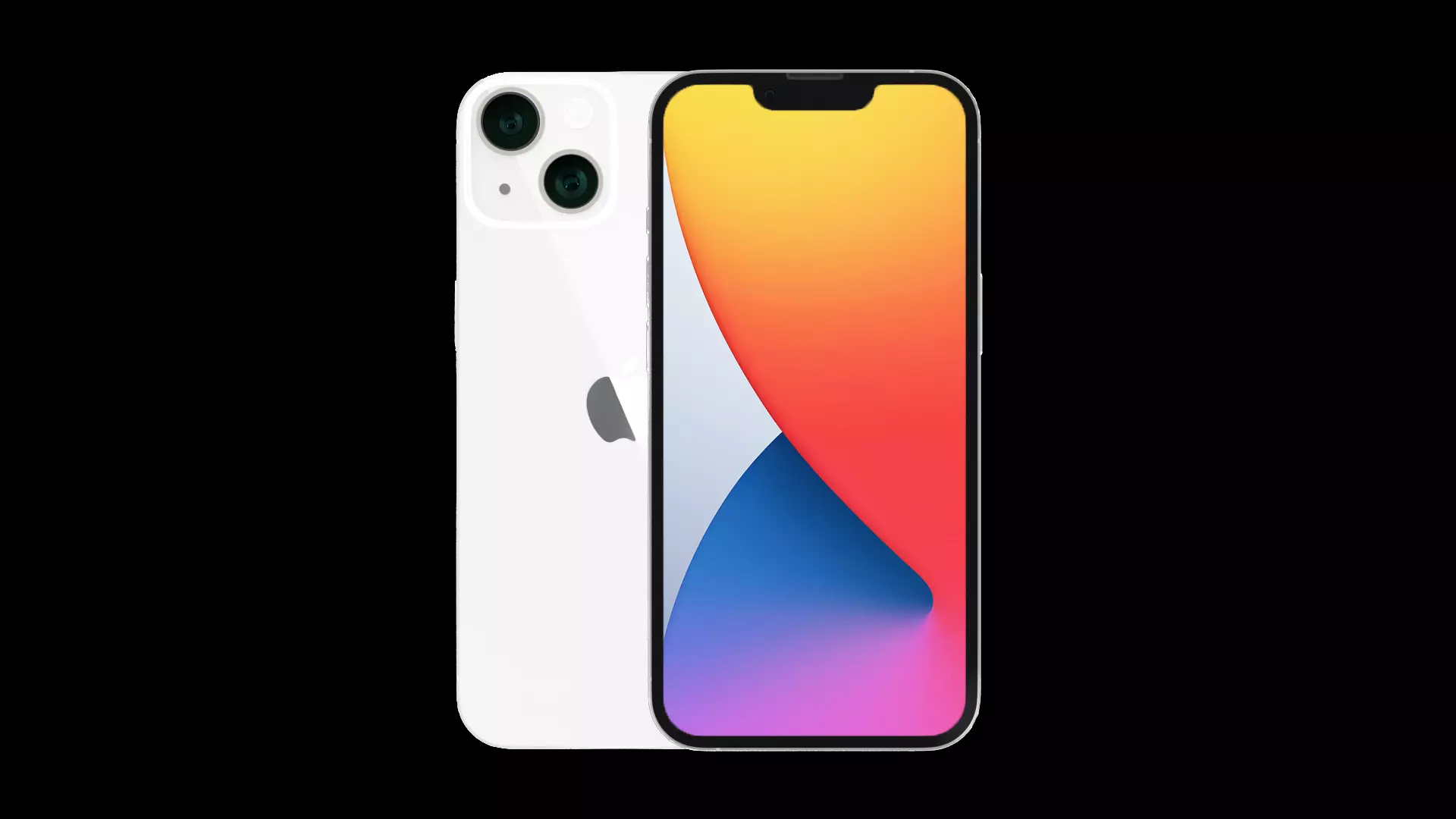 iPhone 15 Starlight Low-poly 3D model