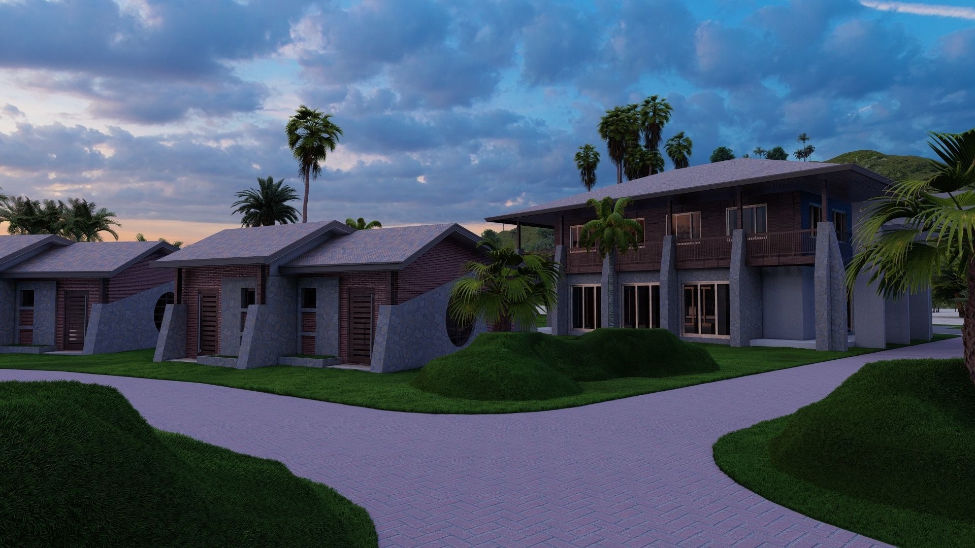 Hotel Beach 3D model_21