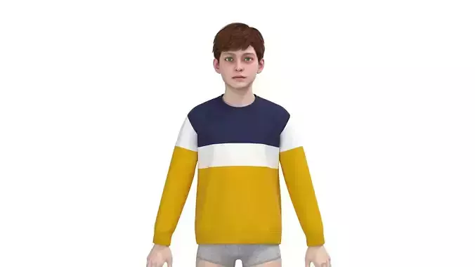 Kids male long sleeve