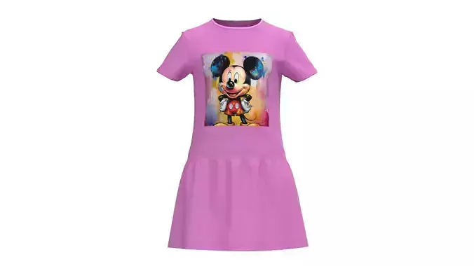 Kids female mickey dress