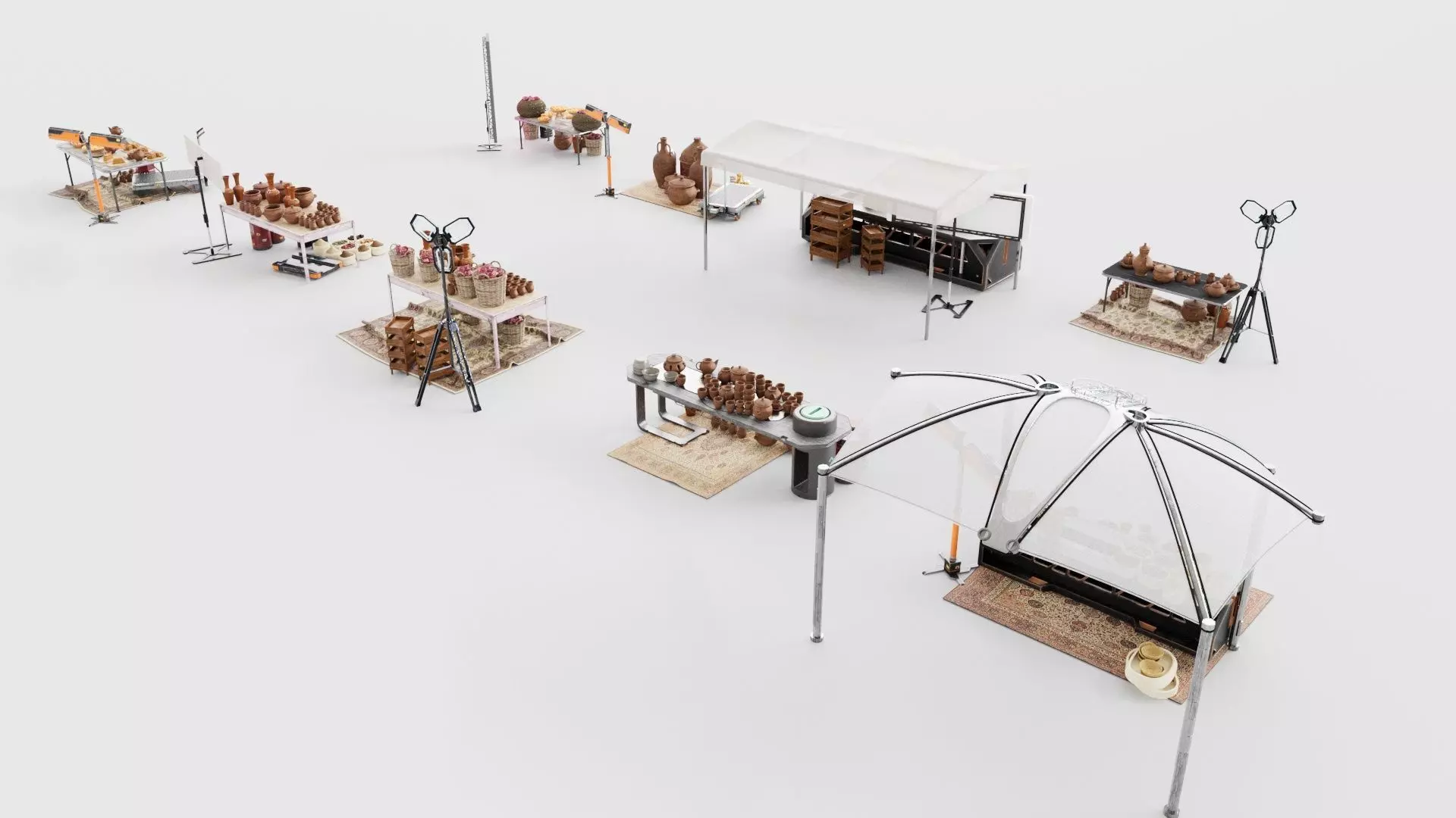 Souk SetB middle east 3D model_0