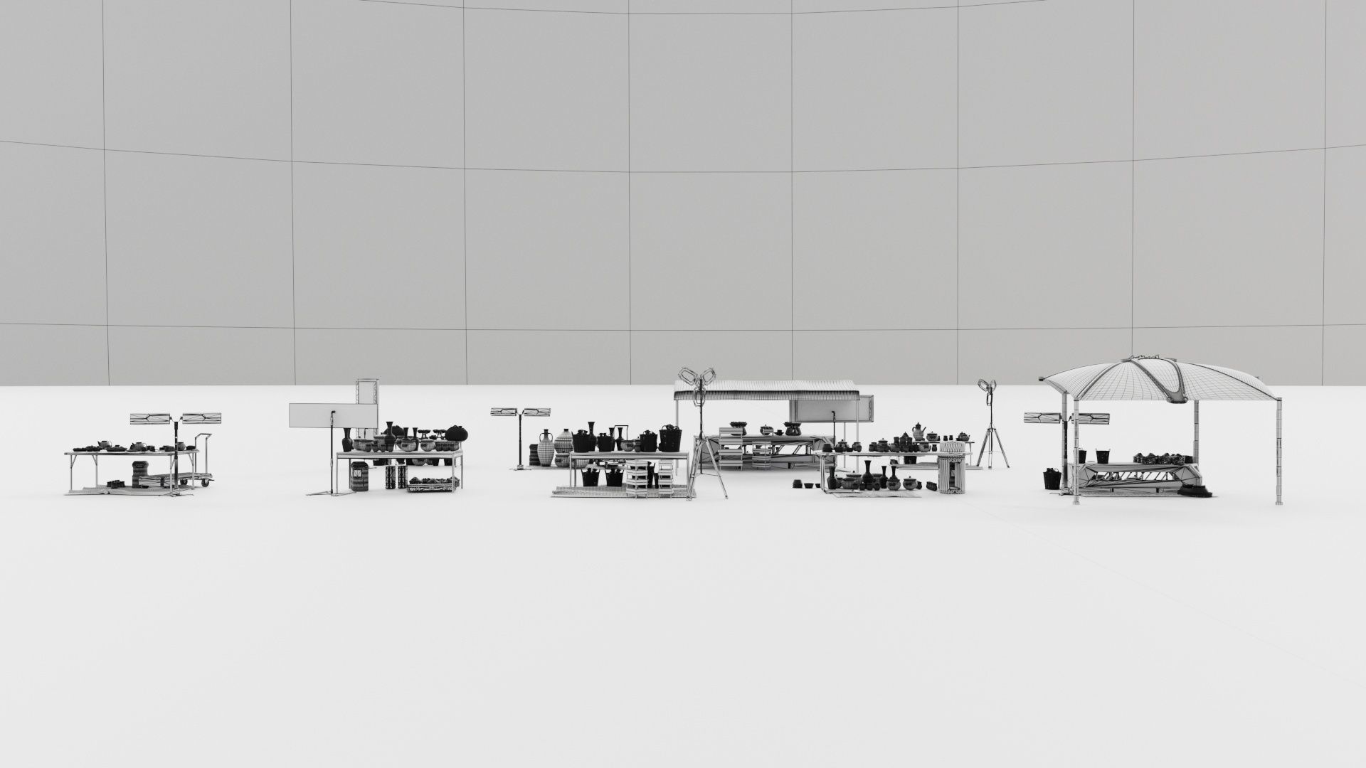 Souk SetB middle east 3D model_6