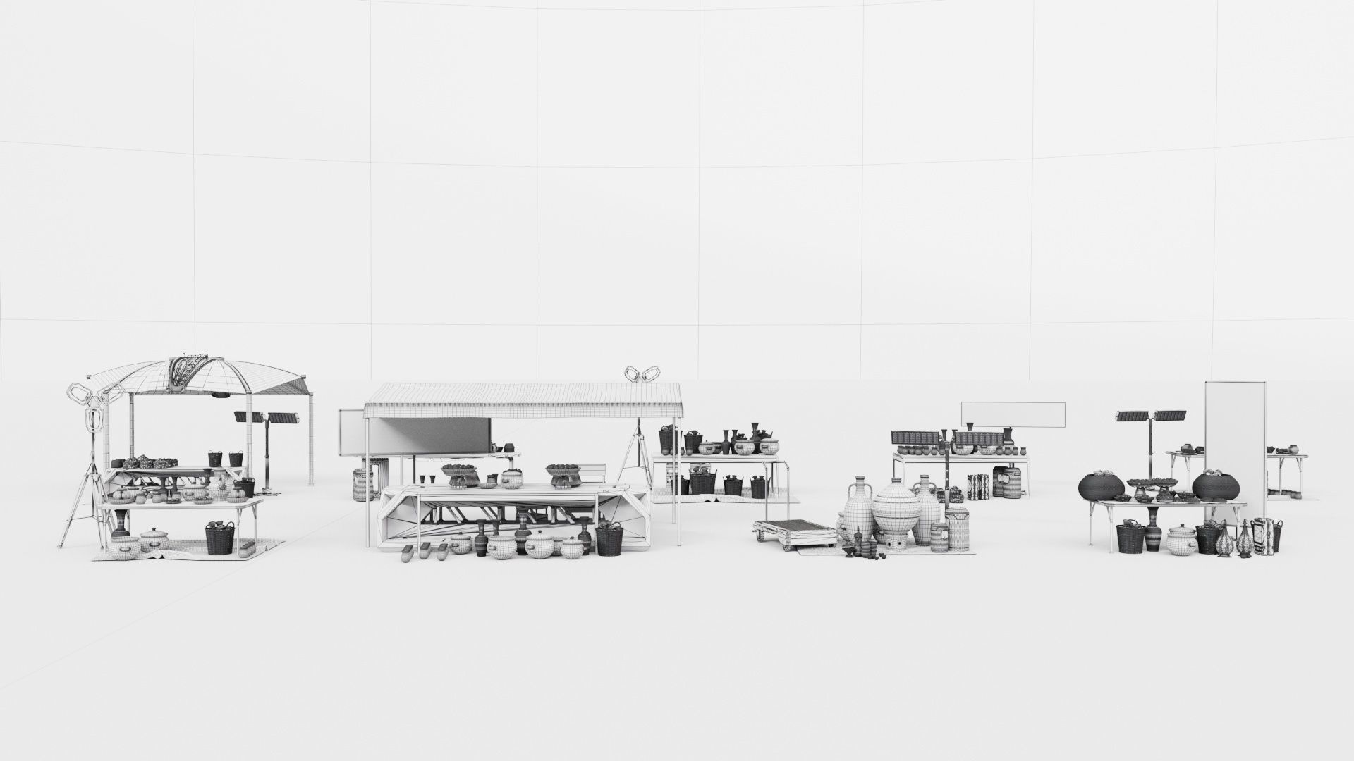 Souk SetB middle east 3D model_7