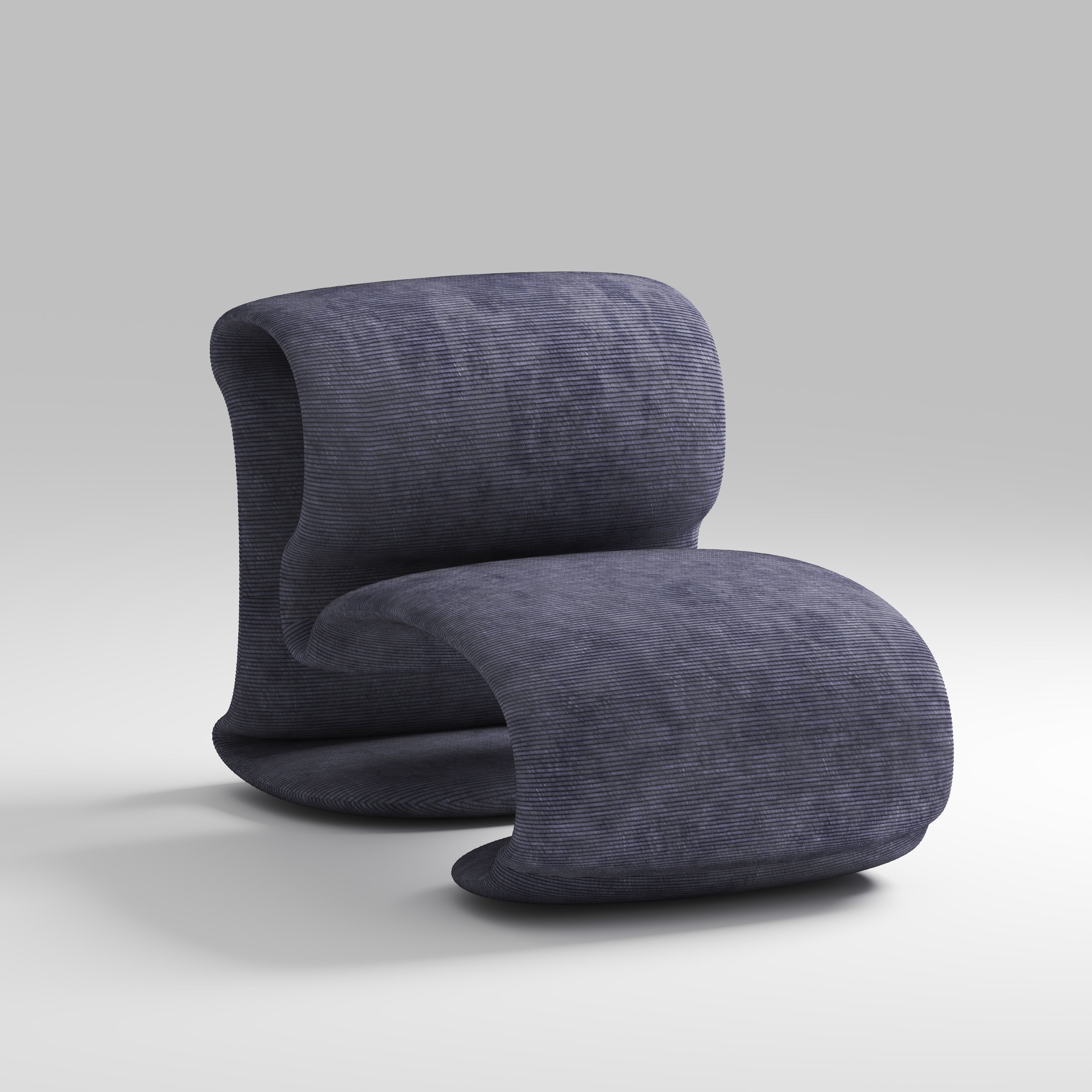 the chair Low-poly 3D model_2