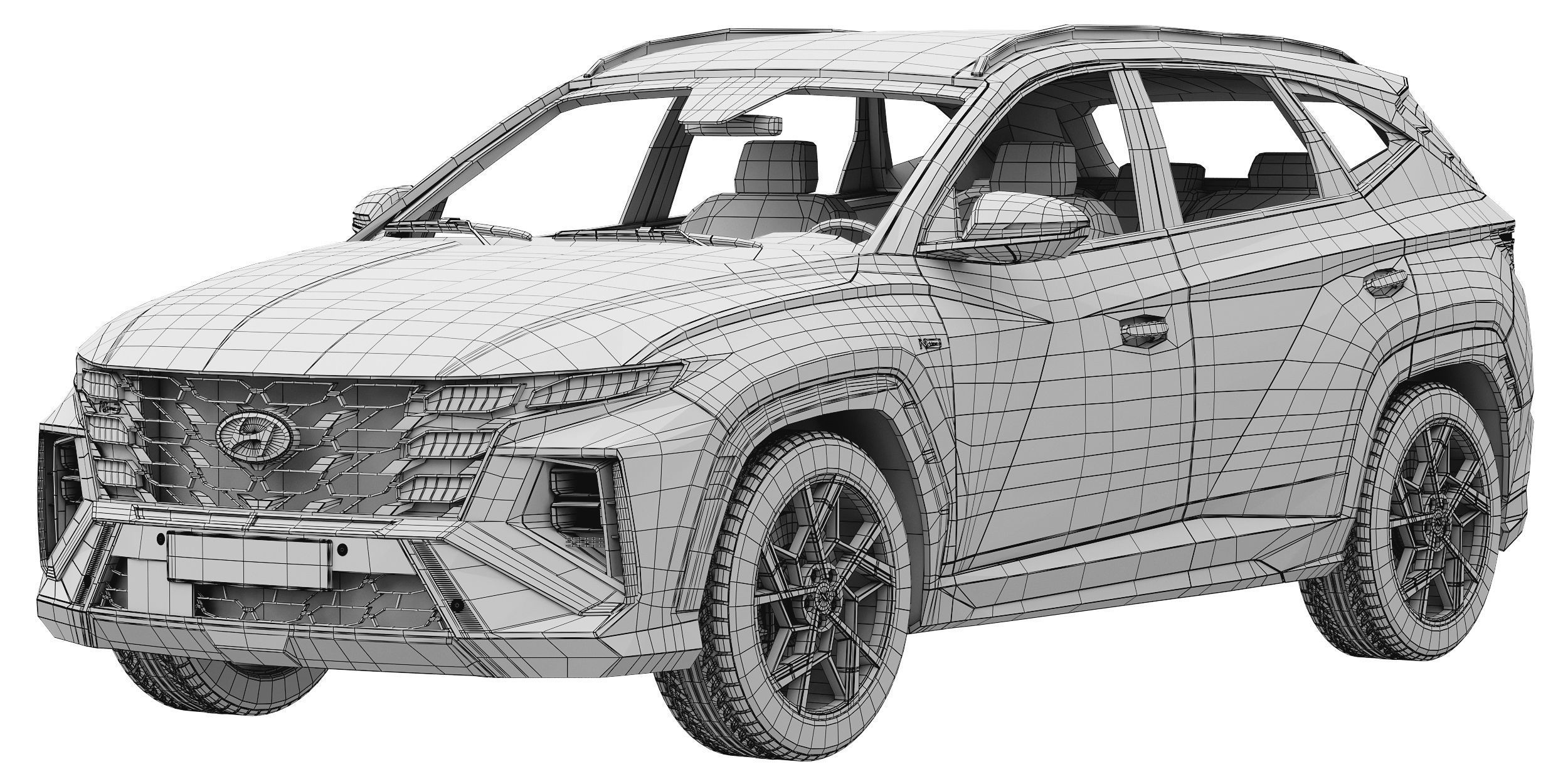Hyundai Tucson N-Line 2024 3D model_13