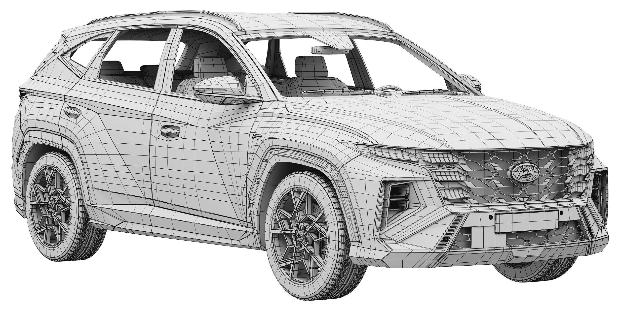 Hyundai Tucson N-Line 2024 3D model_14