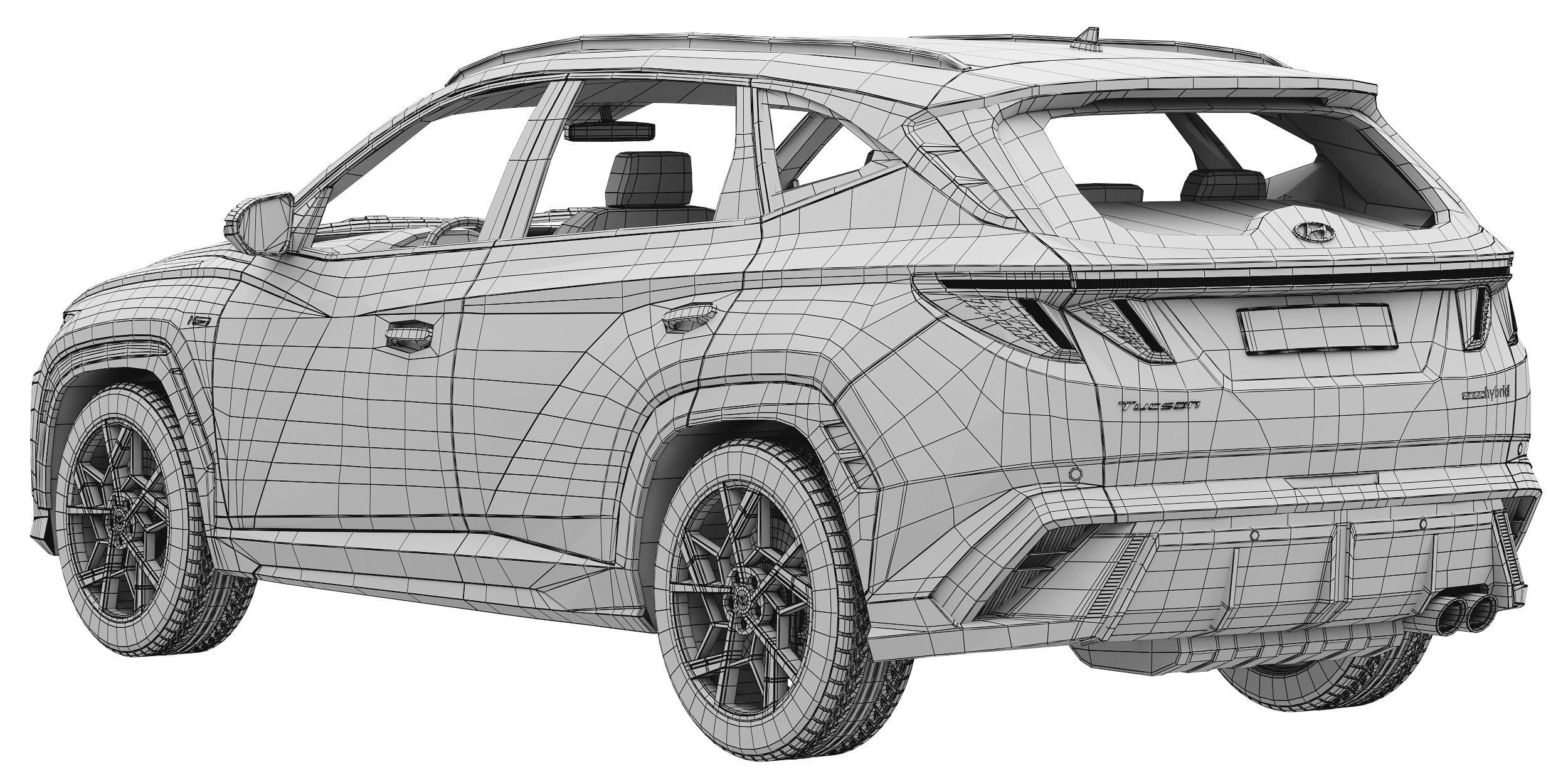 Hyundai Tucson N-Line 2024 3D model_15