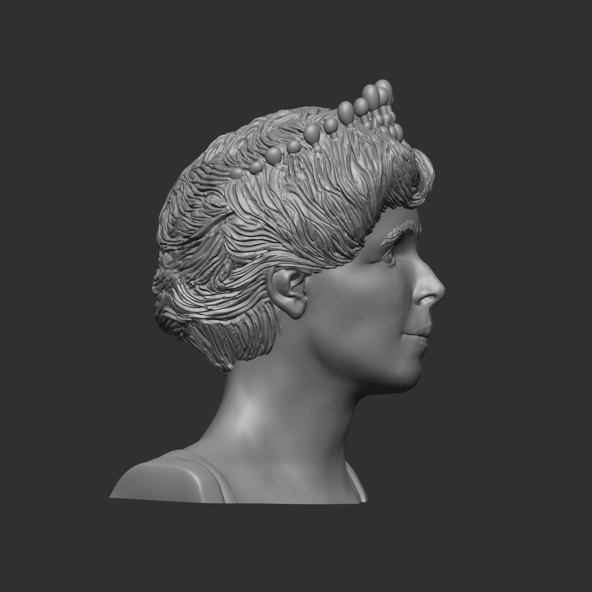 Queen Marie of Romania 3D print model_2