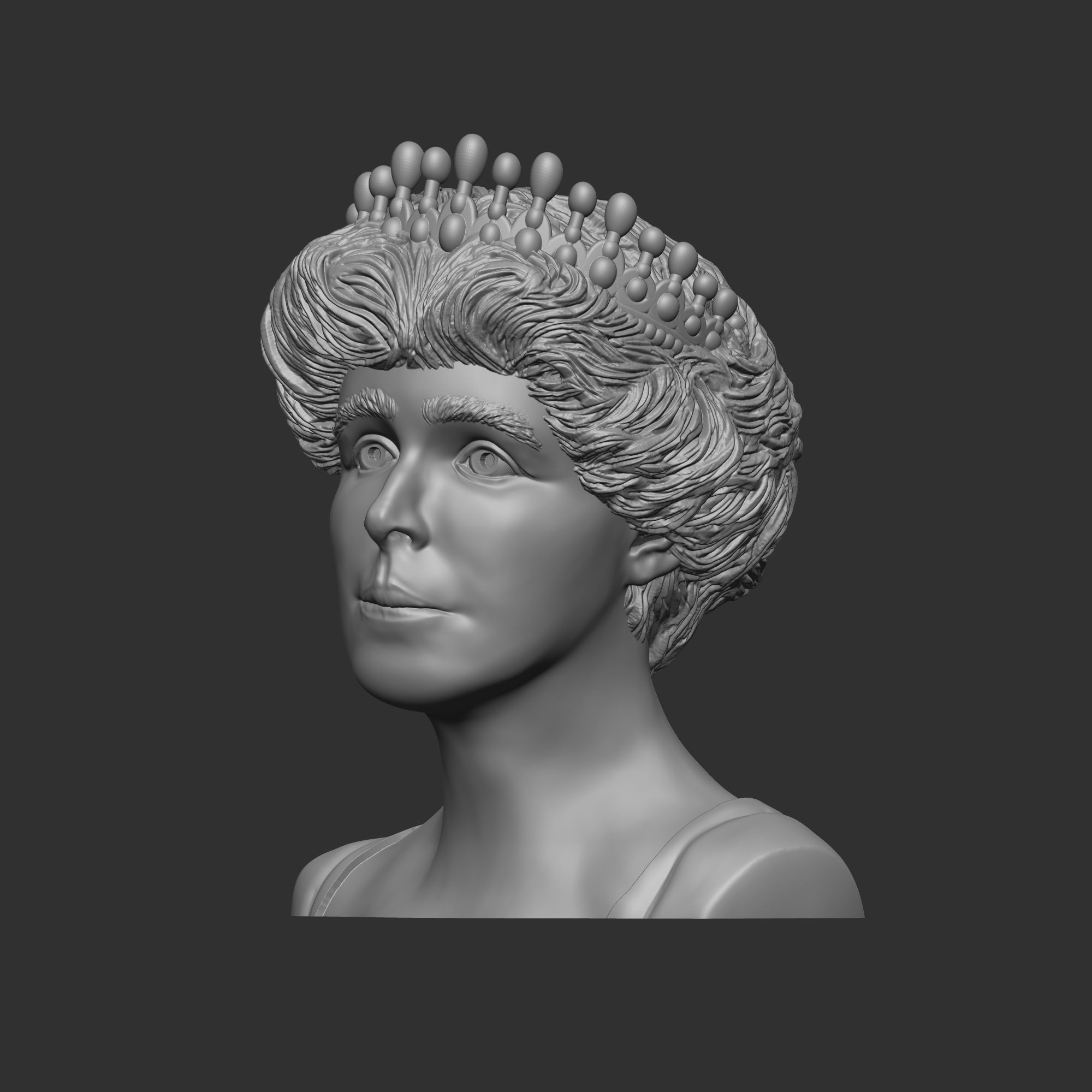 Queen Marie of Romania 3D print model_1