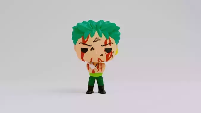 Zoro Nothing Happened funko model from one piece