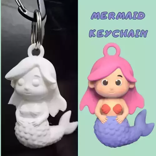 Mermaid Keychain