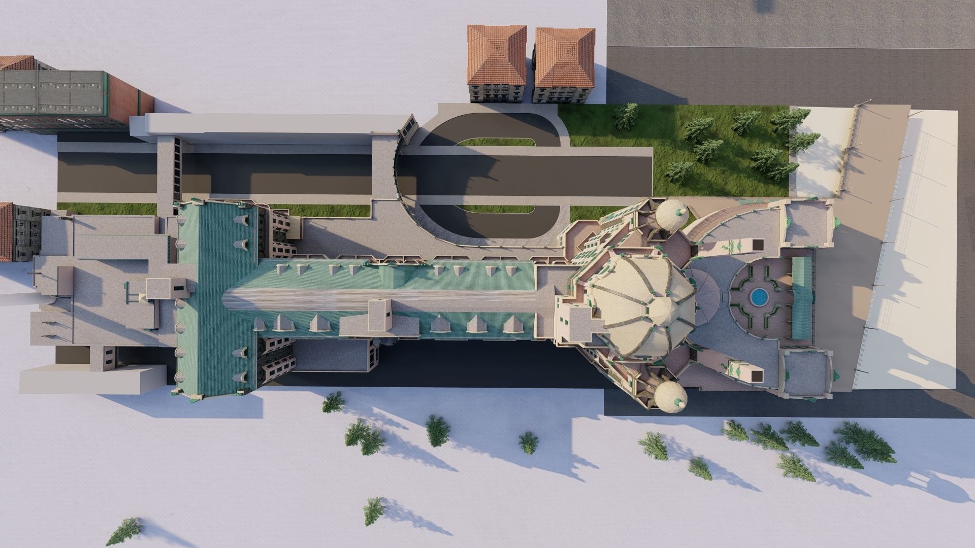 Hotel Beach 3D model_10