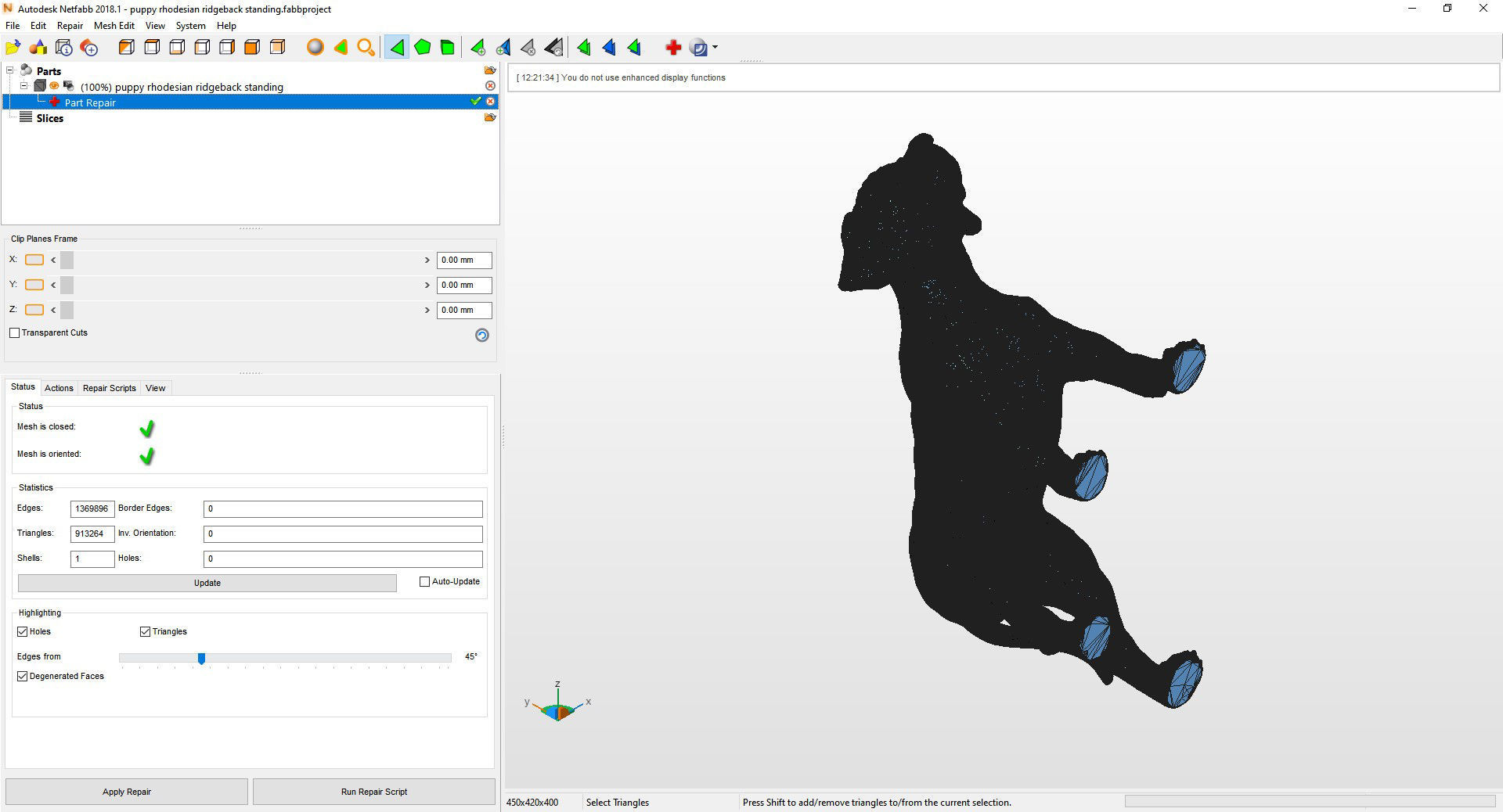 puppy rhodesian ridgeback standing 3D print model_14