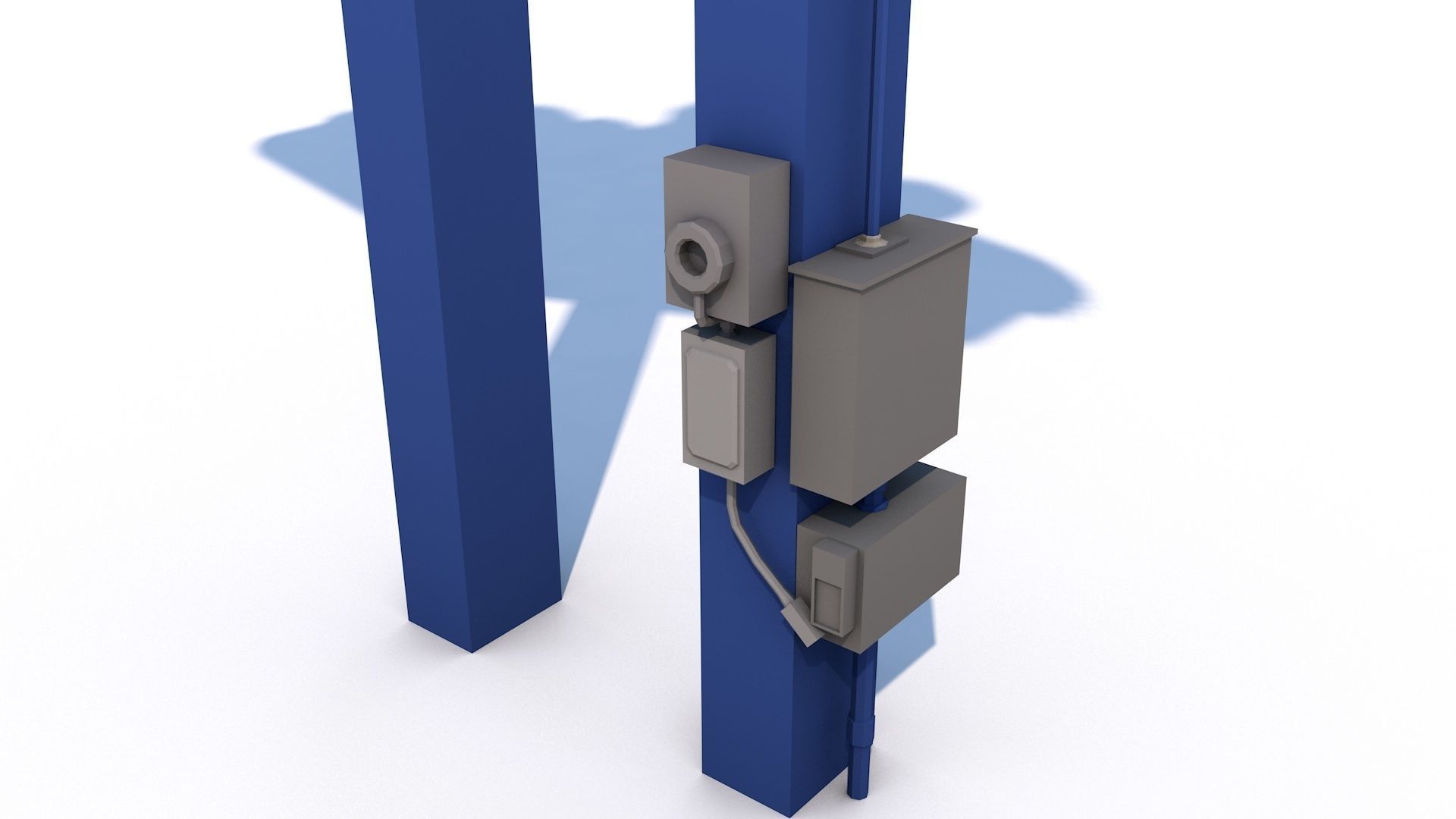 Las Vegas Sign Low-poly 3D model_5