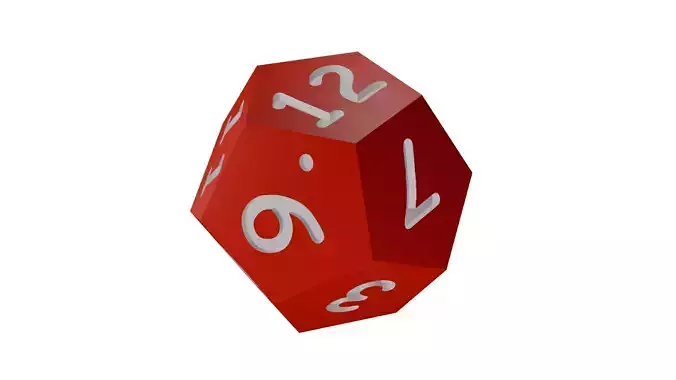 Dungeons and Dragons D12 Die Re-Modeled