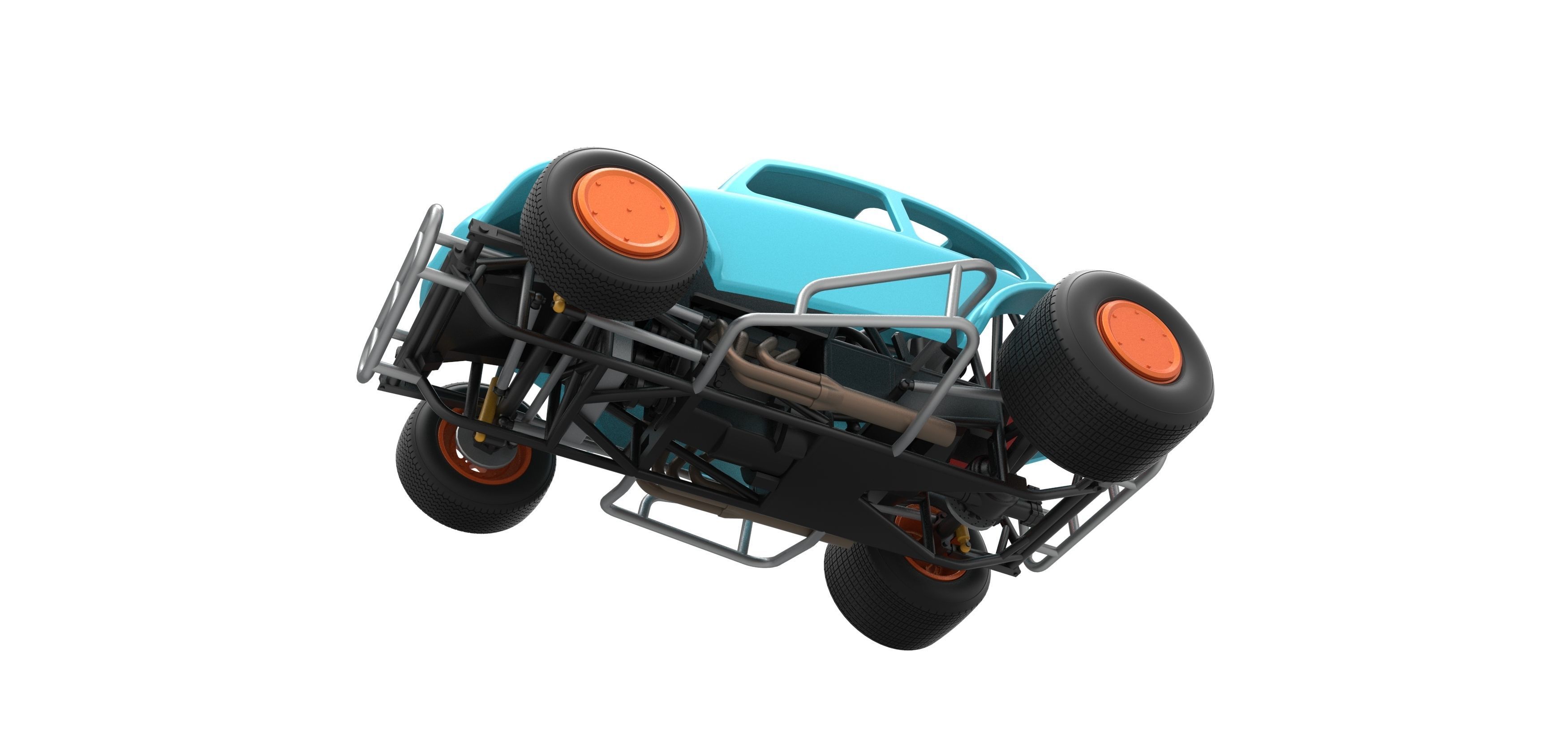 Super rod Version 3 Scale 1 to 25 3D print model_3