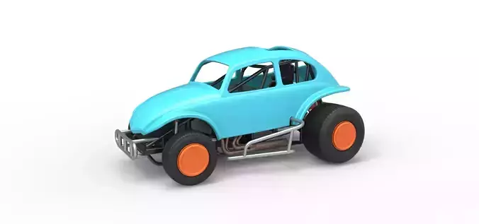 Super rod Version 3 Scale 1 to 25 3D print model