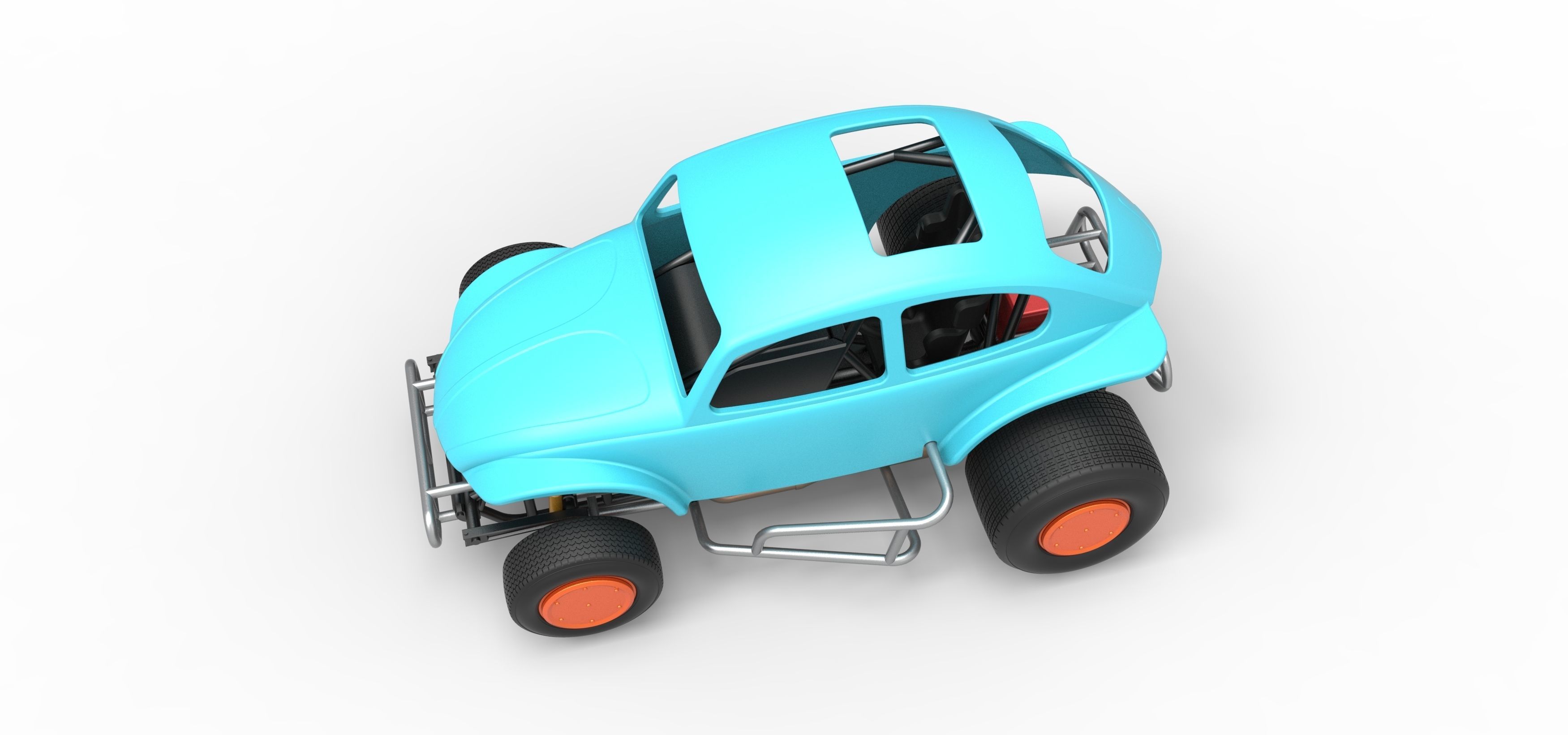 Super rod Version 3 Scale 1 to 25 3D print model_4