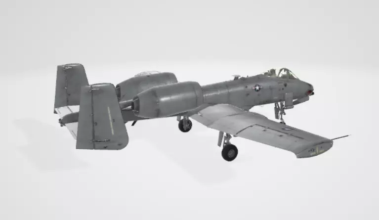 A 10 thunderbolt Free 3D model_0
