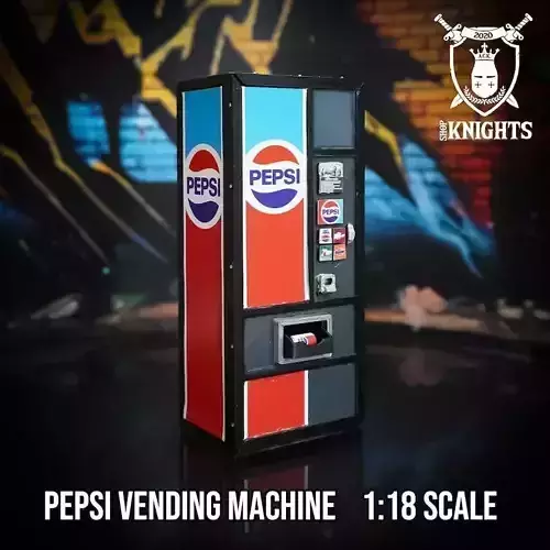 1-18 SCALE  PEPSI VENDING MACHINE  MODEL KIT