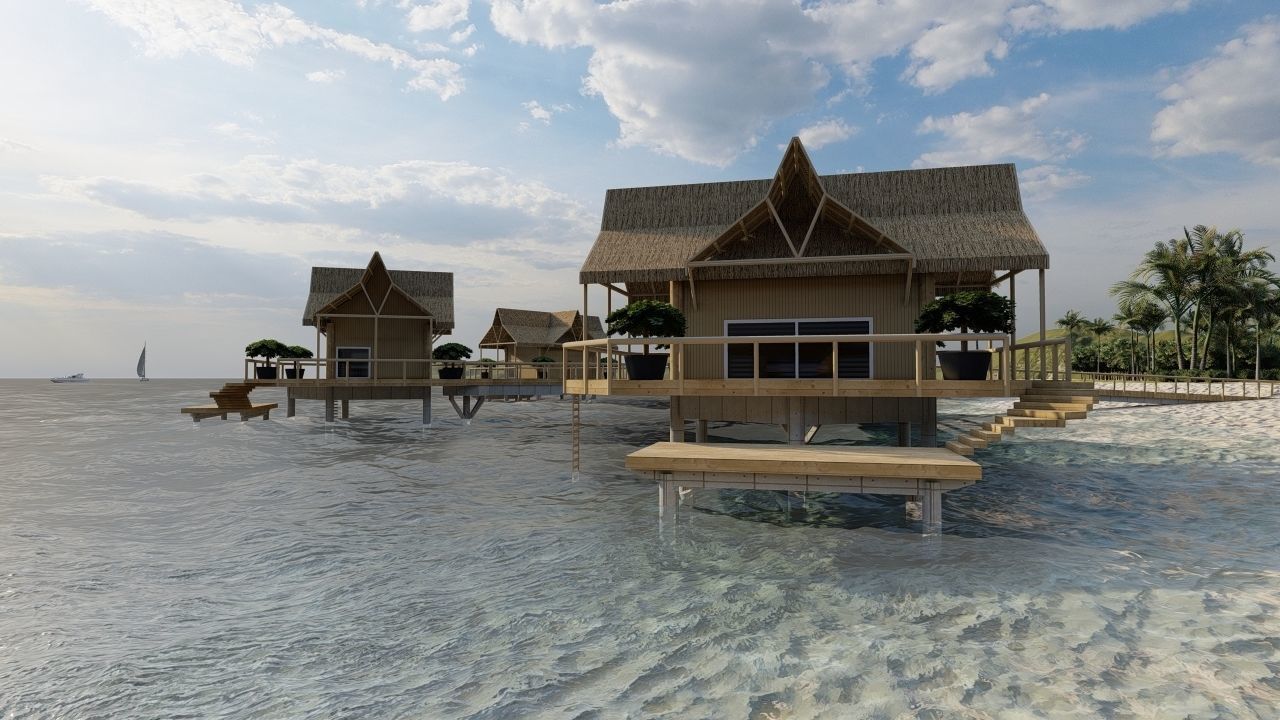 Hotel Beach 3D model_15