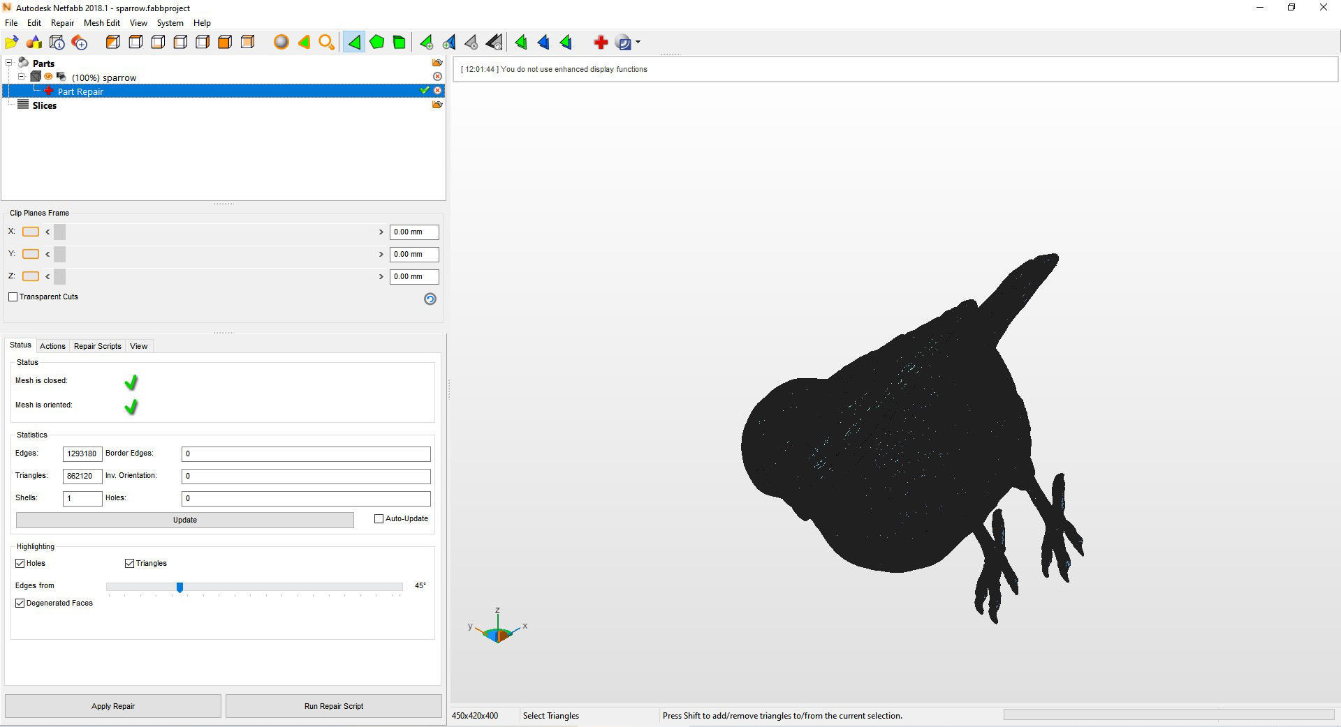 Sparrow 3D print model_13