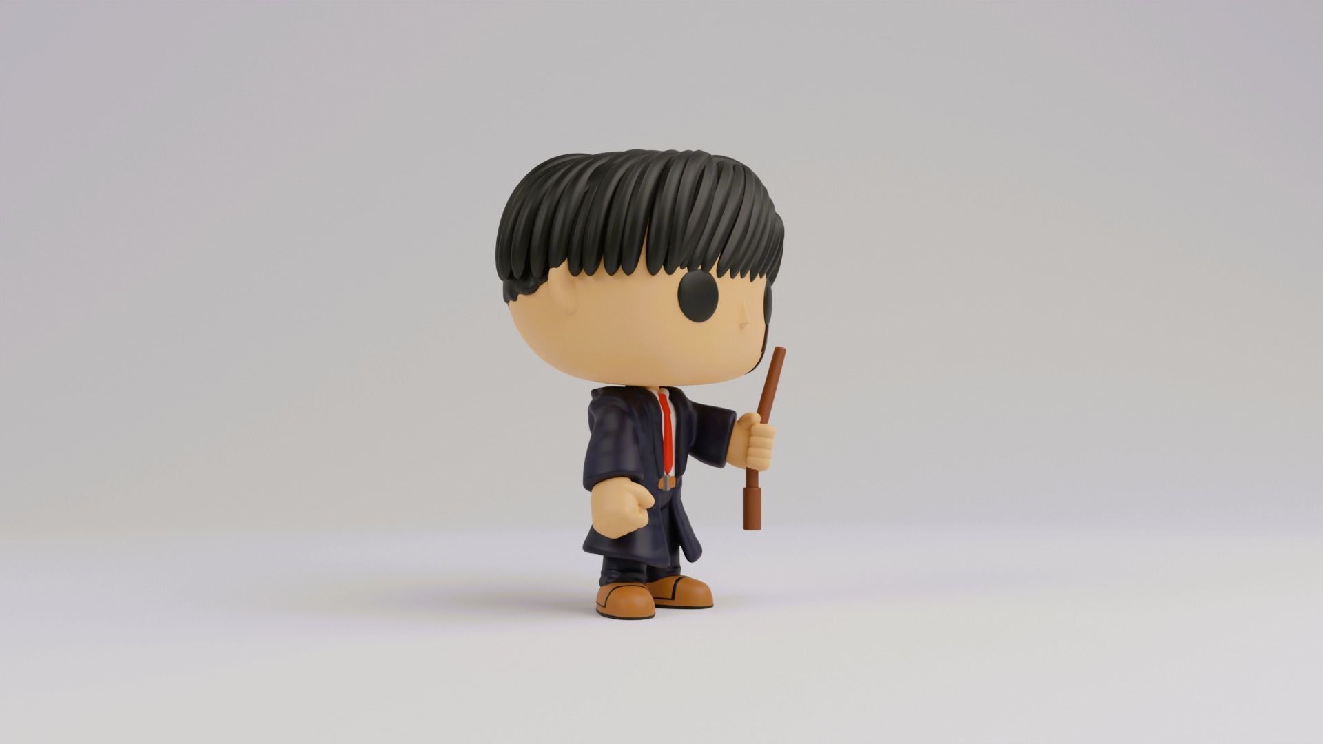 Mash funko model from mashle magic and muscles 3D print model_8