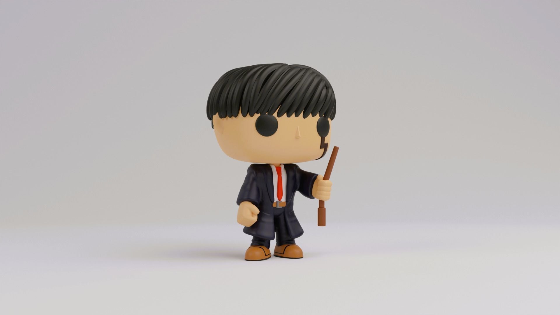 Mash funko model from mashle magic and muscles 3D print model_4