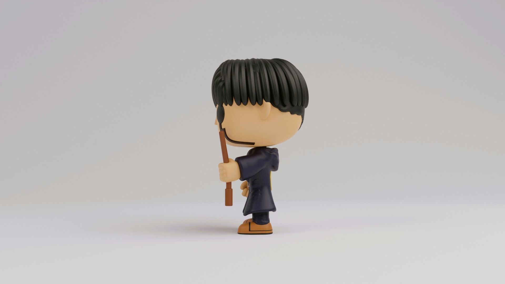 Mash funko model from mashle magic and muscles 3D print model_1