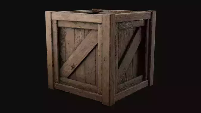 FREE Low-Poly Wood Crates Free low-poly 3D model