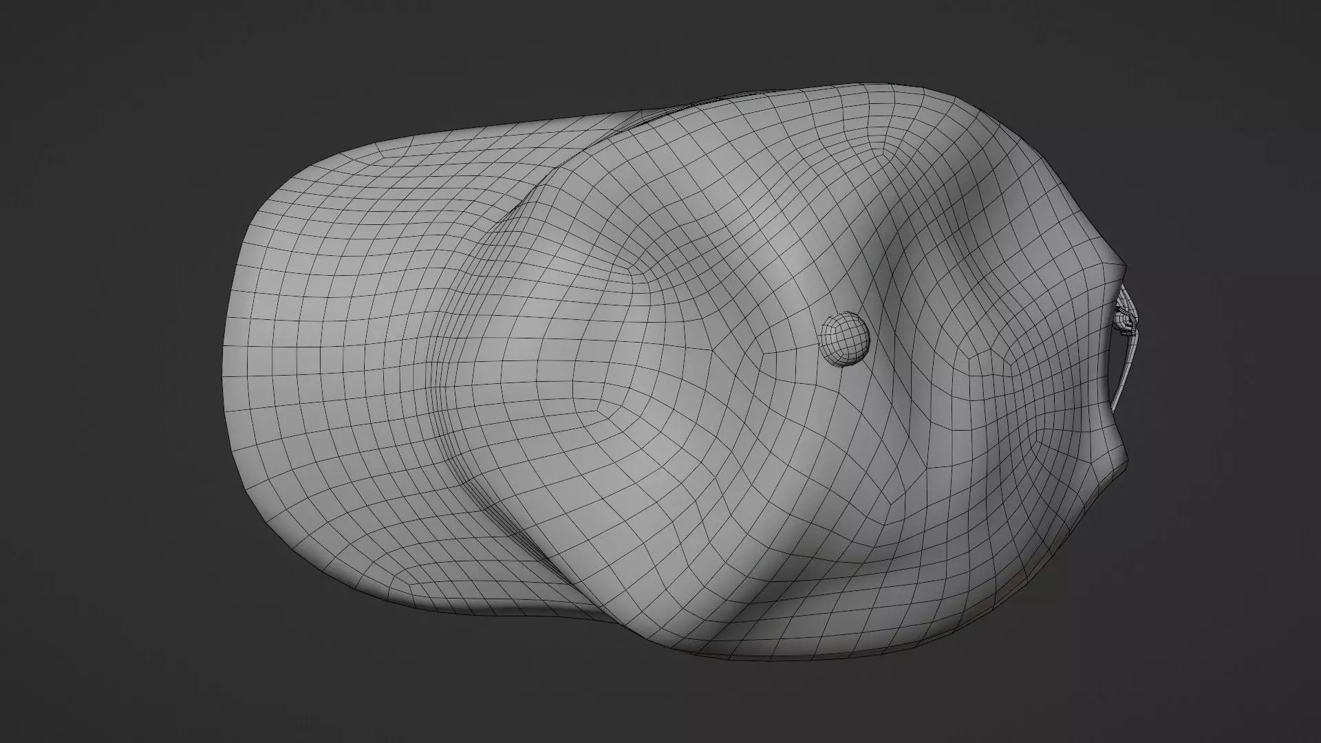 Low-Poly Realistic Dad Hat Low-poly 3D model_13