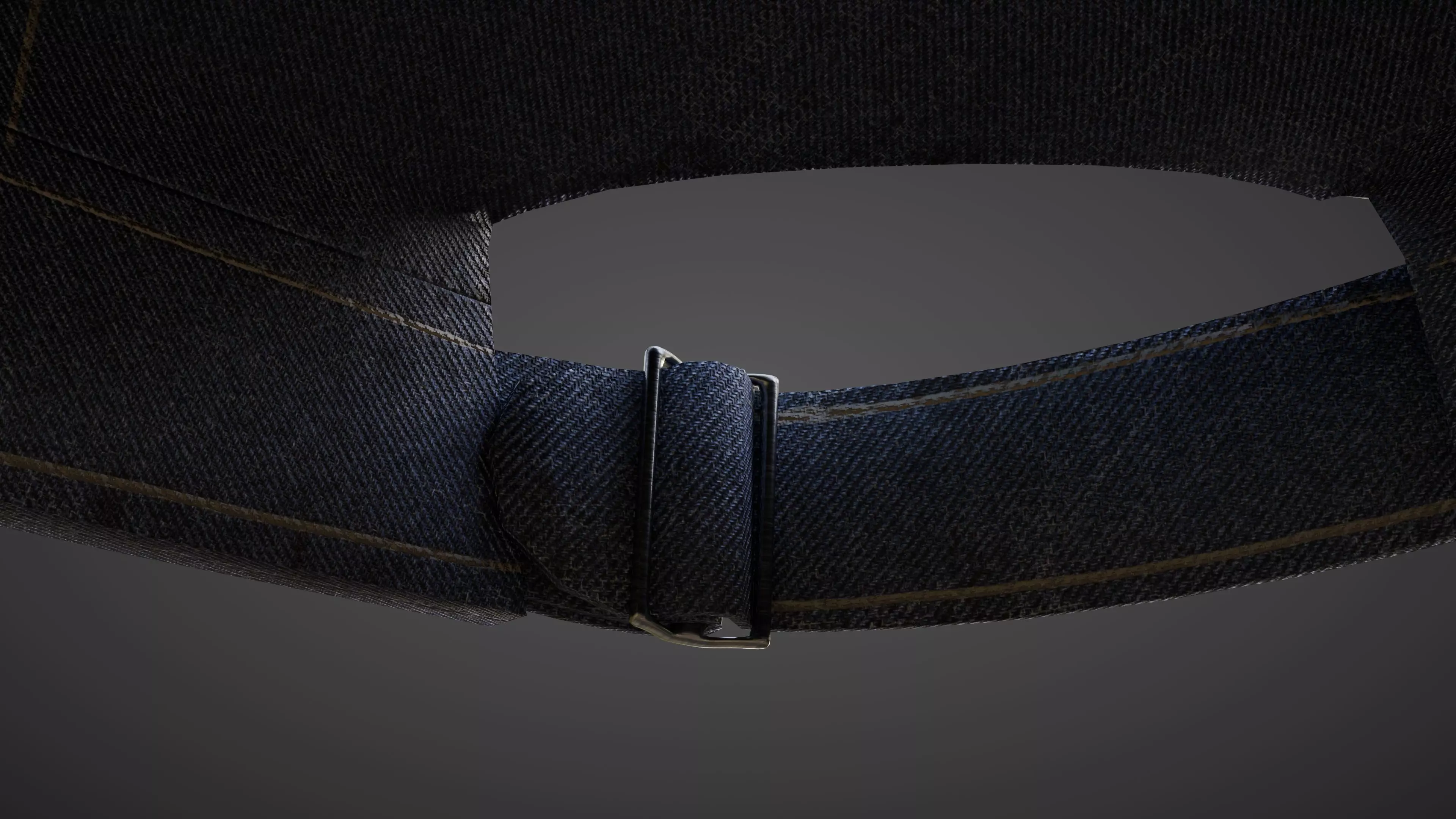 Low-Poly Realistic Dad Hat Low-poly 3D model_2