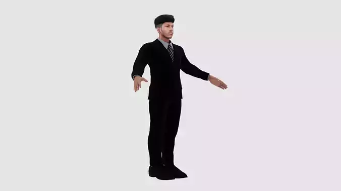 Asian Man 3D model