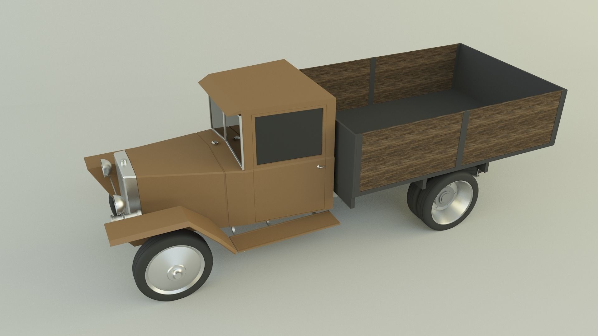 GAZ MM military vehicle 3D model_6