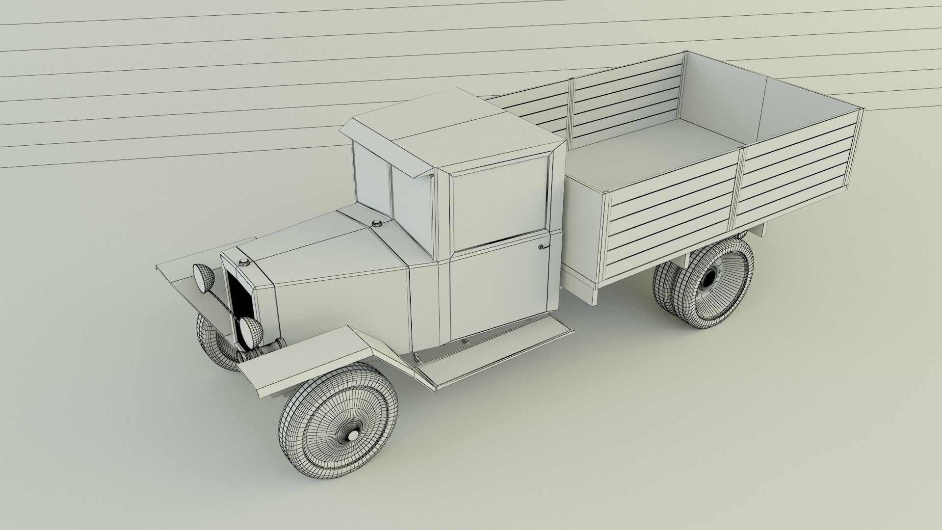 GAZ MM military vehicle 3D model_10