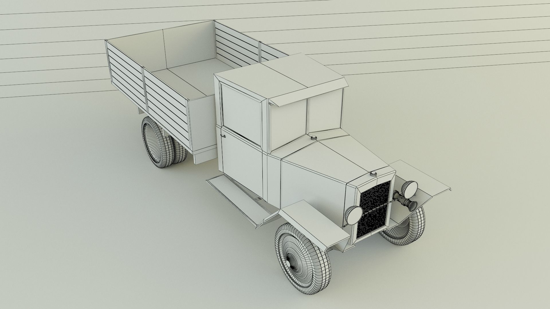 GAZ MM military vehicle 3D model_11