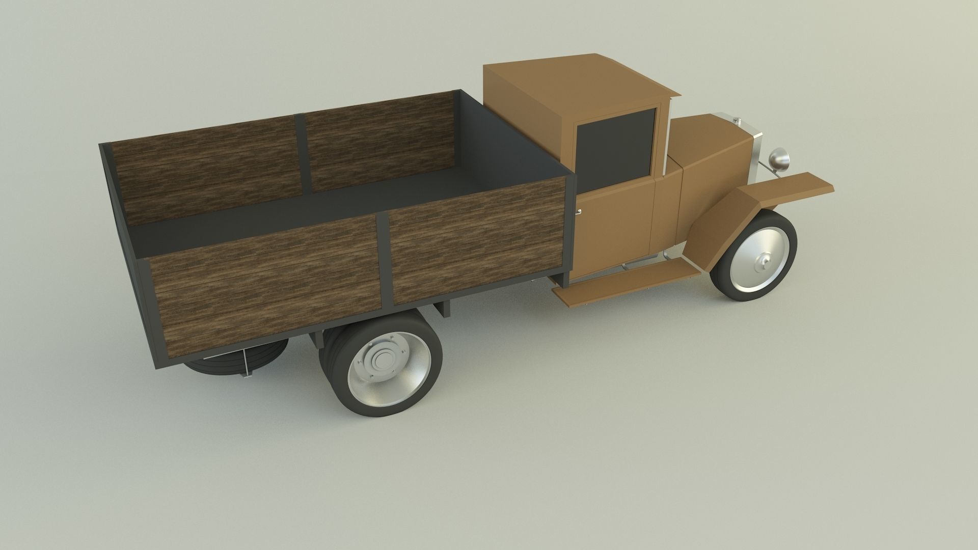 GAZ MM military vehicle 3D model_2