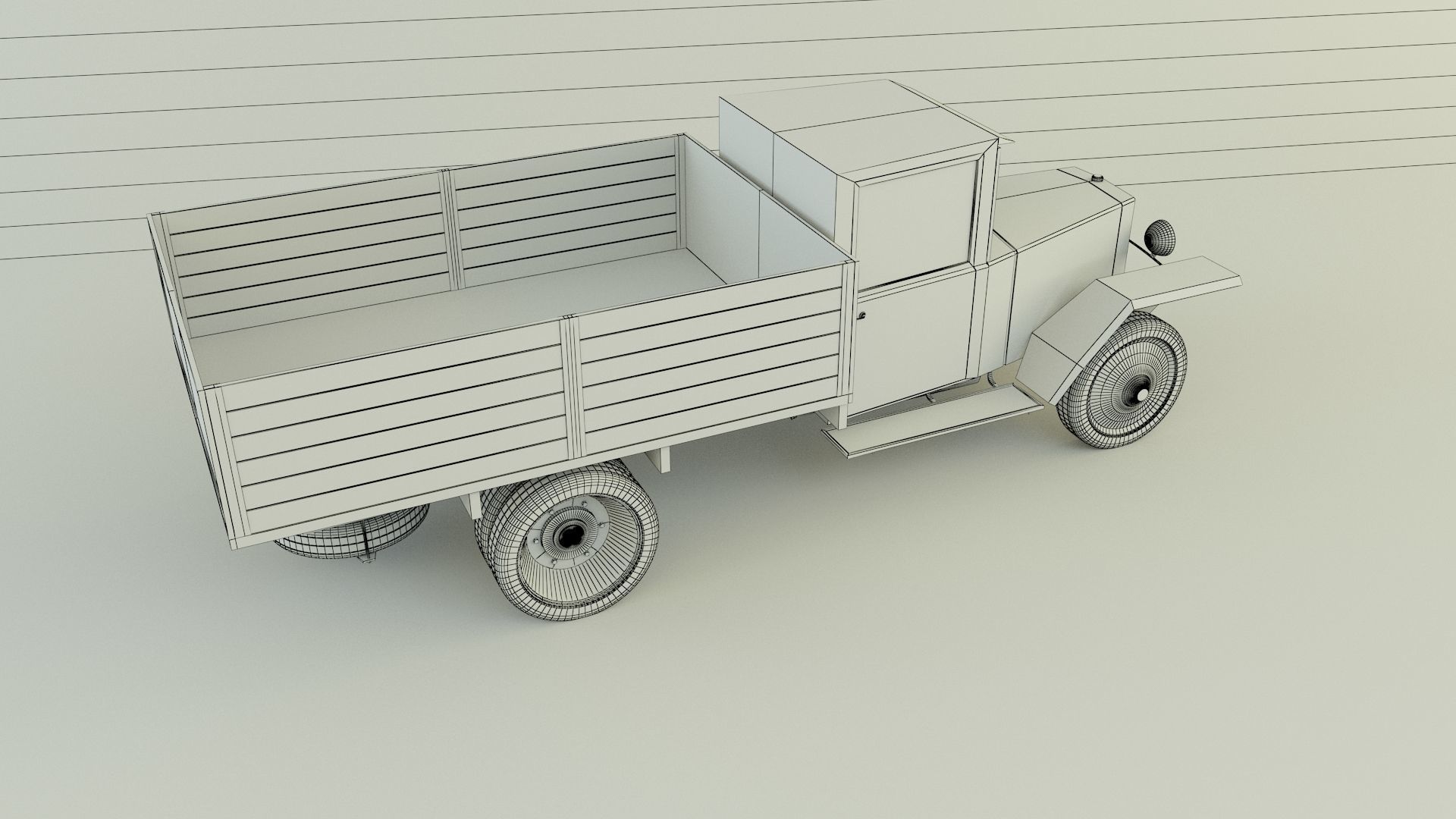 GAZ MM military vehicle 3D model_9